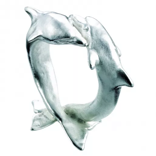 Künstlerschmuck Delfin Silber